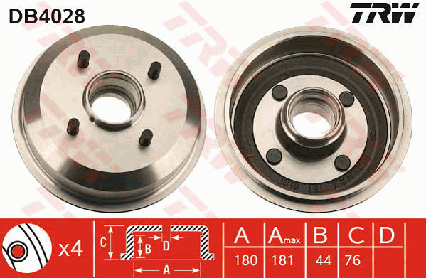 Jarrurumpu TRW DB4028