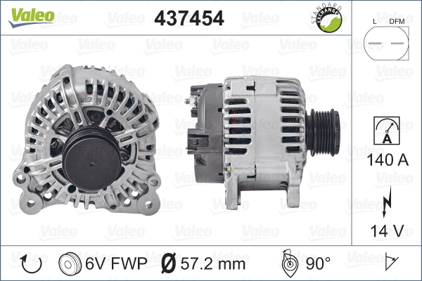 Laturi VALEO 437454