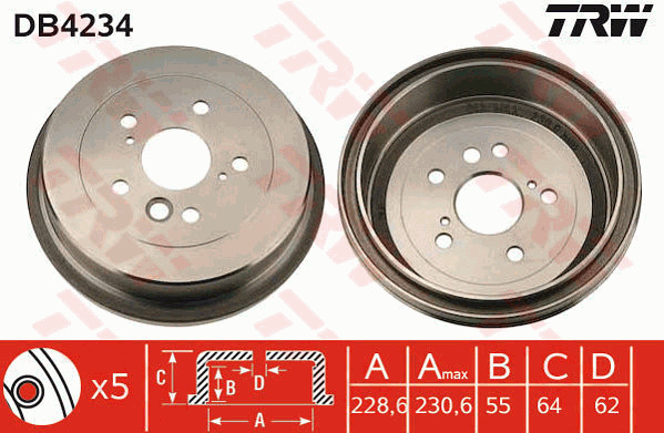 Jarrurumpu TRW DB4234
