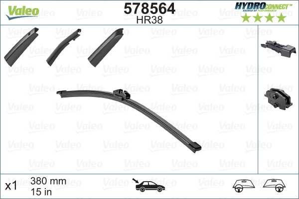 Wiper Blade VALEO 578564