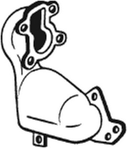 Katalysaattori, Edessä, NISSAN,RENAULT, 20010EM00A, 2090000Q0B, 8200373720, 8200566701, 8200819309, 8200819310