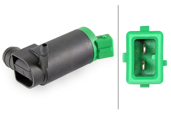 Lasinpesimen pumppu HELLA 8TW 006 848-071