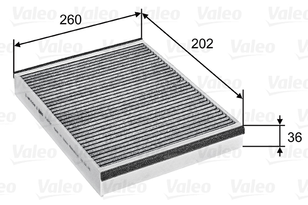 Raitisilmasuodatin VALEO 715757