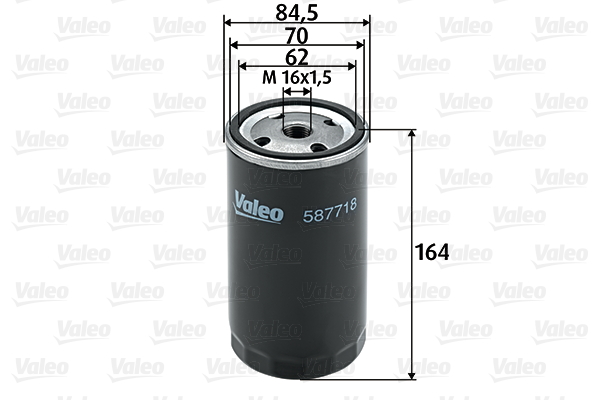 Polttoainesuodatin VALEO 587718