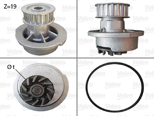 Vesipumppu VALEO 506007