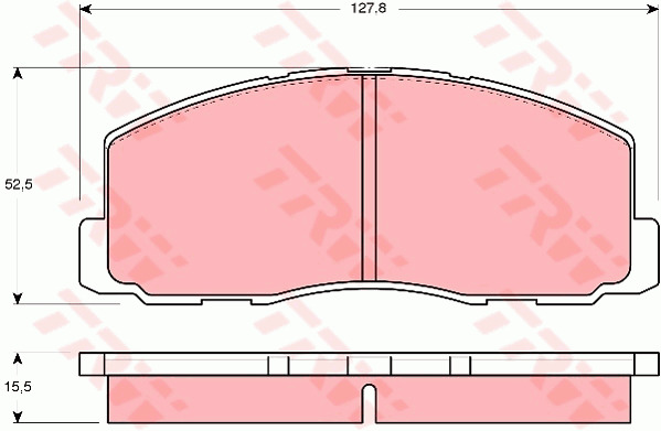 Jarrupalasarja, levyjarru TRW GDB355