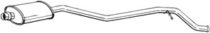 Keskiäänenvaimentaja, PEUGEOT 406, 406 Break, 171757, 171782
