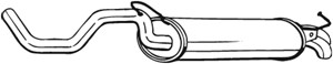 Takaäänenvaimentaja, AUDI A3, SEAT LEON, VW GOLF IV, GOLF Van IV, NEW BEETLE, NEW BEETLE Cabriolet, 1J6253609AA, 1J6253609AN, 1J6253609C