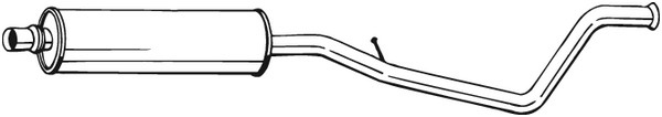 Keskipönttö BOSAL 283-969