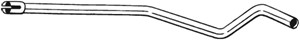 Pakoputki, Keskellä, OPEL ASTRA H, ASTRA H GTC, ASTRA H Halvkombi Classic, VAUXHALL ASTRA Mk V, 13207697, 5854310