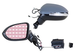 Taustapeili, Vasen, VW PASSAT, PASSAT ALLTRACK, PASSAT Variant, 3G0857521, 3G0857537BGRU, 3G0857537HGRU-CAP, 3G1857507AM9B9, 3G1857507AR