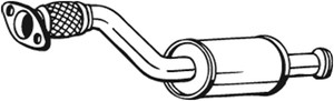 Etuäänenvaimentaja, NISSAN,OPEL,RENAULT,VAUXHALL, 2001100QAA, 4409194, 8200042481