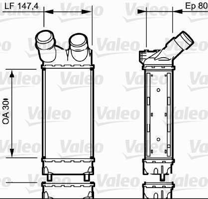 Välijäähdytin VALEO 818866