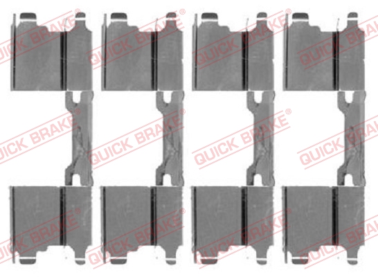 Tarvikesarja, jarrupala QUICK BRAKE 109-1762