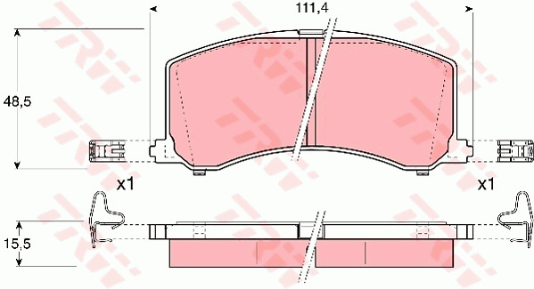 Jarrupalasarja, levyjarru TRW GDB3091