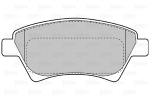 Jarrupalasarja, levyjarru, Etuakseli, RENAULT, 410601241R, 410608713R, 7701207672, 7701208122, 7701209444, 7701209697