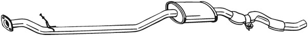 Keskipönttö BOSAL 287-237