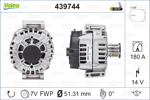 Laturi VALEO 439744