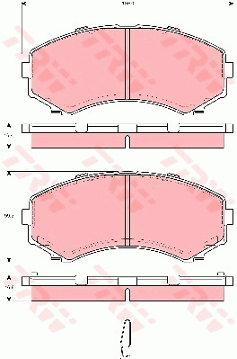 Jarrupalasarja, levyjarru TRW GDB3254