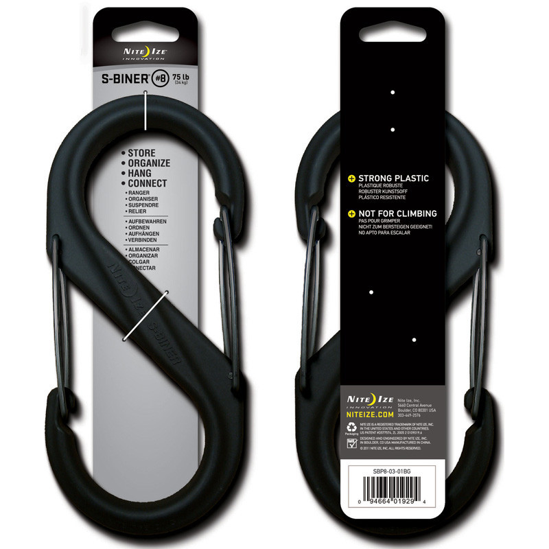NITEIZE S-BINER muovinen 20,3cm varusteille
