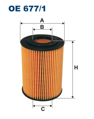 Öljynsuodatin FILTRON OE 677/1