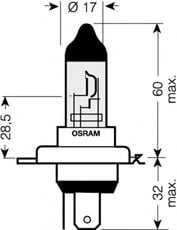Kaukovalopolttimo OSRAM 64193CBI-02B