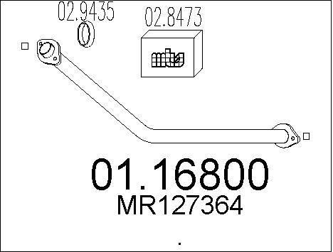 Pakoputki MTS 01.16800
