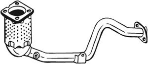 Katalysaattori, Edessä, CITROËN C4 I, C4 Coupé, C4 Sedan I, PEUGEOT 307, 307 Break, 307 CC, 307 SW, 170680, 1731FY, 1731NN, 1731NQ, 1731