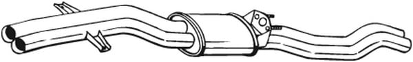 Keskipönttö BOSAL 284-531