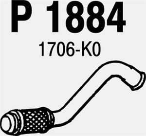 Pakoputki, Edessä, CITROËN,PEUGEOT,VAUXHALL, 1608308480, 1706-J8, 1706-K0, 1706-V0, 1706-V8
