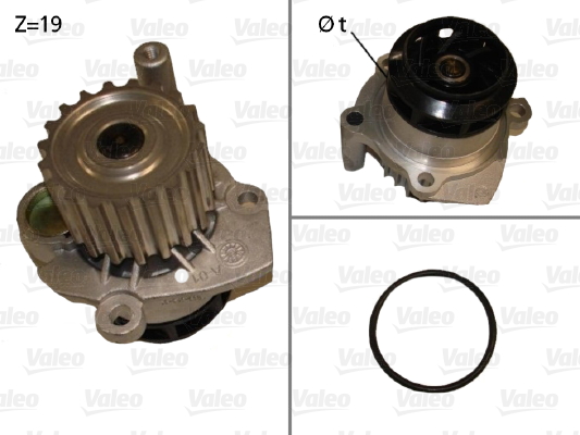 Vesipumppu VALEO 506700