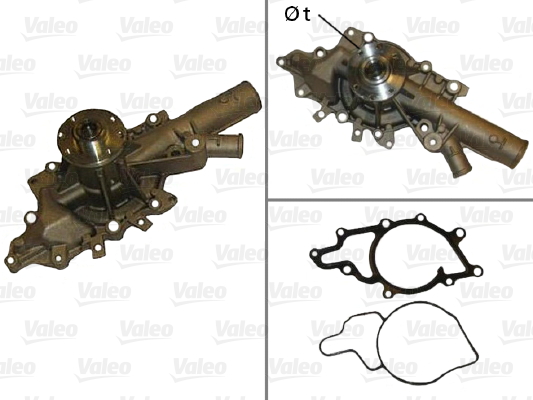 Vesipumppu VALEO 506875