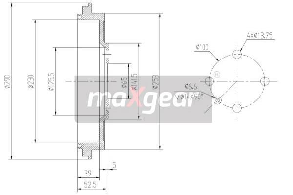 Jarrurumpu MAXGEAR 19-2245