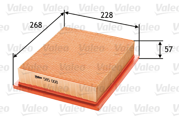 Ilmansuodatin VALEO 585008