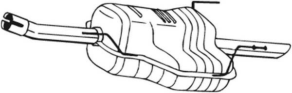 Takaäänenvaimentaja BOSAL 185-481