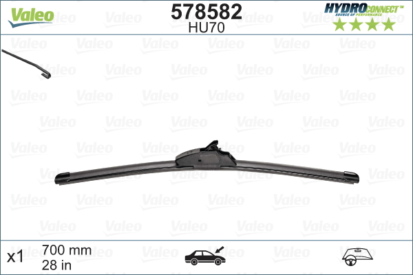 Pyyhkijänsulka VALEO 578582