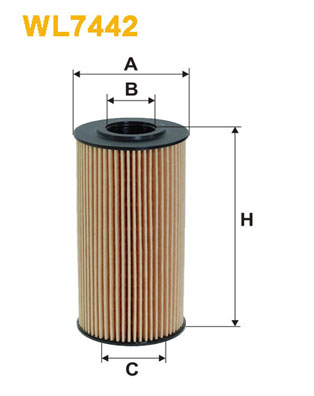 Öljynsuodatin WIX FILTERS WL7442