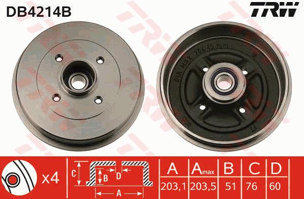 Jarrurumpu TRW DB4214B