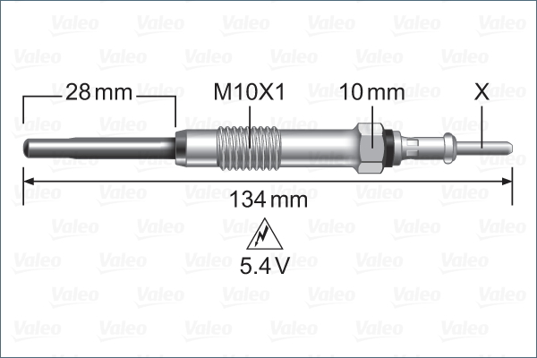 Hehkutulppa VALEO 345241