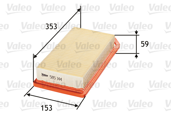 Ilmansuodatin VALEO 585144