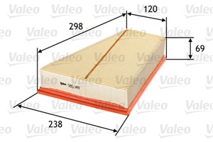 Ilmansuodatin, FORD GALAXY, MONDEO IV, MONDEO Sedan IV, MONDEO Turnier IV, S-MAX, VOLVO S80 II, V70 III, 1418883, 1465170, 1479059, 1698