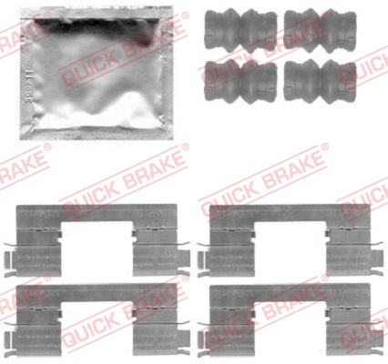 Tarvikesarja, jarrupala QUICK BRAKE 109-1798