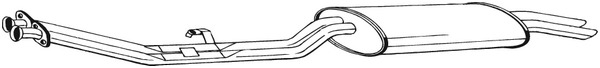 Takaäänenvaimentaja BOSAL 285-053