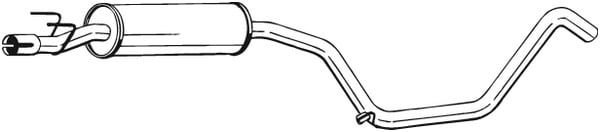 Keskipönttö BOSAL 285-029