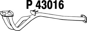 Pakoputki, Edessä, OPEL VECTRA B, VECTRA B Halvkombi, VECTRA B Kombi, VAUXHALL VECTRA, 5854248