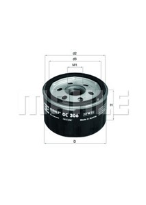 Öljynsuodatin, BMW C, F, HP, i3 [I01], K, R, R 1150, R 1200, R 900, 11427673541, 11427707217, 11427719357, 1541ALGC6E00, 7673541, 770721