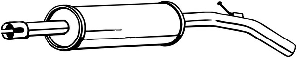 Keskipönttö BOSAL 233-495