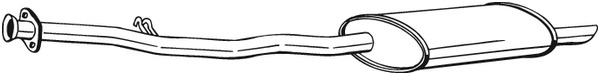 Takaäänenvaimentaja BOSAL 283-285