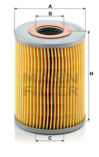 Öljynsuodatin MANN-FILTER H 1038