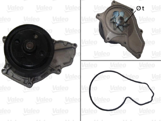 Vesipumppu VALEO 506878